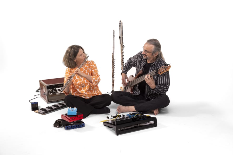 Stephanie Wagner & Norbert Doemling Flute'n'Bass  Foto Jo Henker